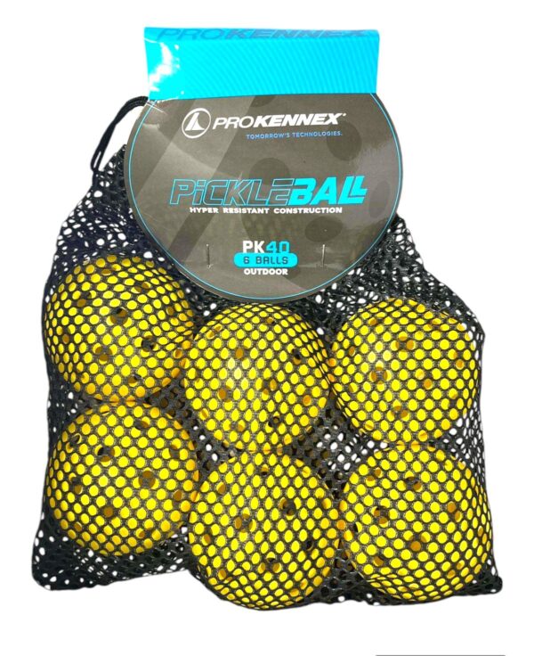 Pro Kennex Pickeball Outdoor Ball (6 balls)